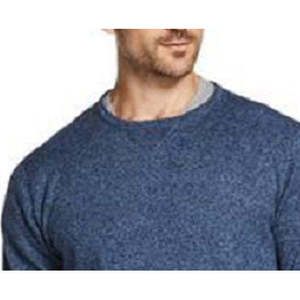 Maglione Vintage XX-Large da Uomo Impermeabile, Morbido al Tatto, a Righe con Logo Stampato, Blu Invernale Lavorato a Maglia con Fornitura ODM - Product Image 2