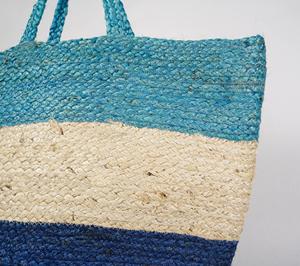 2024 sac fourre-tout en Jute bio écologique bohème dame tendance personnalisé cravate colorant motif à la mode messager réutilisable plage haute - Product Image 4
