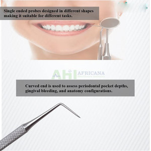 Sondes parodontales dentaires professionnelles de haute qualité Sondes parodontales manuelles avec logo personnalisé - Product Image 5