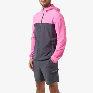 Ensemble veste coupe-vent et short pour homme léger et respirant Logo personnalisé Nylon Polyester Street Wear Mode Ensembles de sport - Product Image 4