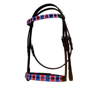 Bride de polo en acier inoxydable de la meilleure qualité avec logo en relief Rênes de polo en cuir pour les sports équestres et les courses d'équitation en plein air - Product Image 2