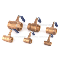 Válvula de Bola de Alta Presión de Bronce Industrial Hecha a Medida, Certificada ISO 9001, Estándar WOG DN25-DN80, Precio al por Mayor, 600 PSI