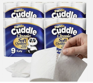 Papier toilette ultra-doux matelassé Northern, 24 rouleaux suprêmes = 105 rouleaux standard, papier hygiénique 3 plis - Product Image 4