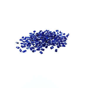 Saphir bleu naturel de Bangkok, calibré, formes octogonales, taille radiant émeraude, violet, marquise, rectangle, ovale, coussin, tailles 3x5mm 6x4mm - Product Image 2