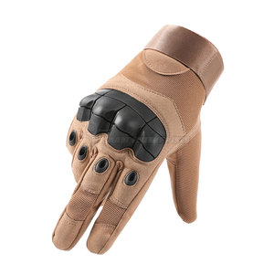 Guantes tácticos de alto rendimiento superventas de cuero resistente con compatibilidad con pantalla táctil de alta calidad del fabricante - Product Image 2