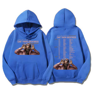 2025 nuevas sudaderas con capucha animadas jerséis casuales de manga larga para mujeres y hombres 100% algodón patrón sólido moda sudadera Silicona - Product Image 4