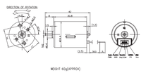 Bürstenloser DC 9-32V Mikromotor BLDC 2430 Modell 13500RPM Explosionsgeschütztes Permanentmagnet-Design für Roboter und Haushaltsgeräte