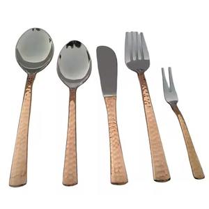 Juego de Cubiertos de Metal Plateado para Restaurantes, Cubiertos de Acero Inoxidable con Cuchara y Cuchillo para Fiestas - Product Image 4