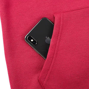 Nueva temporada de invierno, ropa de moda para hombre, chándales con cremallera personalizados, 100% algodón polar, ropa informal lisa en blanco, Color sólido - Product Image 6