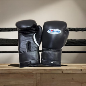 Professional Manufacture Boxing Gloves Custom Made Winning Boxing Black Gloves Best Selling New <b>Strap</b> Boxing Gloves MS-BG-3624 - Product Image 1