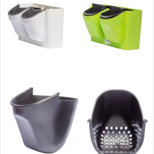 กระถางต้นไม้สองชั้นมีสไตล์ & ทนทานเหมาะสำหรับปลูกต้นไม้สองต้นดีไซน์ประหยัดพื้นที่เหมาะสำหรับใช้ในร่ม/กลางแจ้ง - Product Image 1