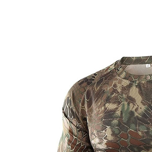 Camiseta Deportiva de Compresión de Manga Larga para Hombre, Cuello Redondo, Corte Ajustado, Secado Rápido, Transpirable, Ecológica, 320g, Tejido Deportivo - Product Image 6