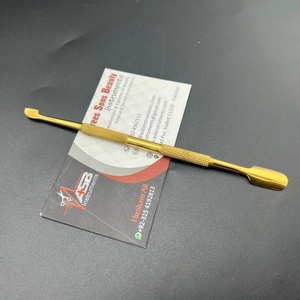 Logo privé en acier inoxydable plaqué or outils à ongles professionnels poussoir à ongles coupe-ongles coupe manucure pédicure Kits - Product Image 3