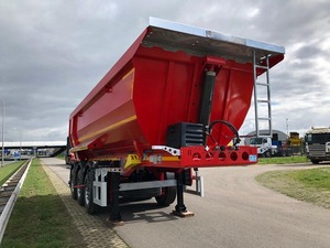 Semi-remorque benne basculante robuste <span class=keywords><strong>de</strong></span> 60 mètres cubes à 3 essieux, benne hydraulique arrière pour tracteur, pour le basculement et le transport - Product Image 6