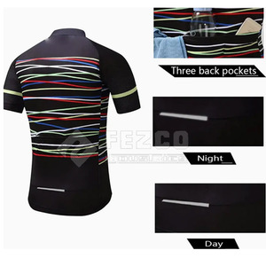 ชุดกีฬาปั่นจักรยานแบบมืออาชีพ ปี 2025 ผลิตโดยผู้ผลิตมืออาชีพ น้ำหนักเบา เป็นมิตรกับสิ่งแวดล้อม ระบายอากาศได้ดี แห้งเร็ว รับผลิตตามขนาดที่ต้องการ - Product Image 5