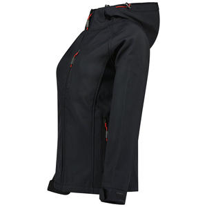 High Quality Relaxed Fit Zipper <b>Lightweight</b> Hooded Softshell Jacket <b>For</b> <b>Women</b> Indemand Windproof Stand Collar Travelwear Jacket - Product Image 4