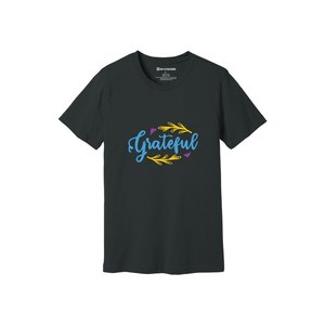 T-shirt en tissu 100% coton imprimé sur le thème de la gentillesse, grammage lourd (160-180 GSM), 12 couleurs disponibles, personnalisez votre propre design et placement - Product Image 1