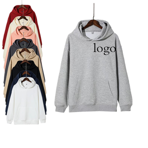 Sudaderas con capucha de gran tamaño de algodón de alta calidad unisex peso pesado Fleece Drop Shoulder Plain Blank Custom hombres sudaderas con capucha y sudaderas - Product Image 2