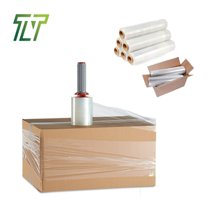 Lot en stock de film étirable en PVC film plastique souple résistant à la déchirure pour palettes de 30cm et 50cm de largeur de qualité alimentaire - Product Image 4