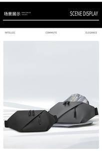 <b>Mens</b> Waterproof Crossbody <b>Sling</b> <b>Bag</b> Large Capacity Anti Theft Chest Shoulder <b>Bag</b> for Travel Commute Daily Casual Use - Product Image 3