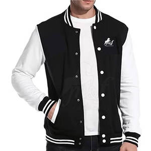 Veste de sport personnalisée à col montant avec logo sur le devant, de haute qualité pour hommes, taille adulte - Product Image 4