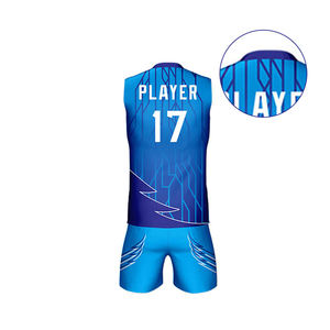 2025 uniformes de voleibol de alta calidad Unisex sin manga sublimación logotipo personalizado nuevos diseños para adultos conjunto técnicas impresas - Product Image 6