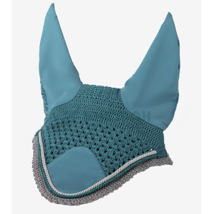 Capó de oreja de caballo de ganchillo transpirable, diseño ligero lavable, capó de mosca ecuestre hecho en Pakistán para un rendimiento cómodo - Product Image 1