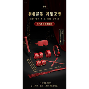 Kit de Juego de Roles Bondage con Bordes Activos para Parejas, Set de Juguetes BDSM para Adultos - Product Image 6
