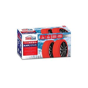 Chaussette à neige nouvelle génération 255/65/R16 avec chaîne de montage facile Equivalen - Product Image 1