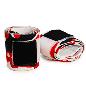 Envolturas de soporte de muñeca de bajo precio superventas antideslizante para cierre de Velcro logotipo personalizado transpirable gimnasio entrenamiento Fitness seguridad - Product Image 4