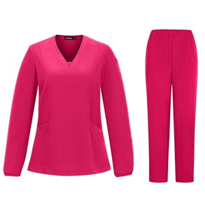 ชุดยูนิฟอร์มสำหรับโรงพยาบาลพยาบาลสำหรับผู้หญิงชุดผ่าตัดแขนยาวสำหรับร้านเสริมสวย - Product Image 5