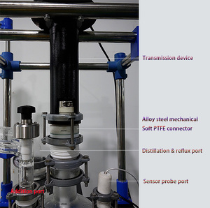 Tự động <span class=keywords><strong>5L</strong></span> laboratorb trọng nâng kính lò phản ứng 220V động cơ Máy bơm áp lực động cơ Vessel-200L - Product Image 2