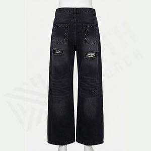 Jeans skinny stretch pour hommes, design slim fit, taille plus, vente en gros, couleur personnalisée, design personnalisé - Product Image 2