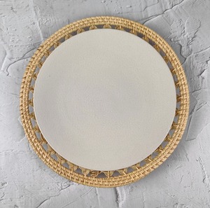 HOT TRENDY Vietnam diseño elegante único redondo de alta calidad Decoración de mesa fresca decoración de la casa manteles individuales de ratán - Product Image 6