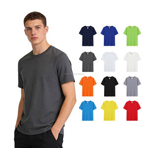 T-shirts personnalisés pour hommes grande taille, coupe classique, multicolores, manches courtes, col rond, de haute qualité, style streetwear tendance - Product Image 1