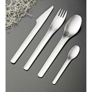 Juego de cubiertos de acero inoxidable hechos a mano de lujo hechos en la India, diseño de mango largo, juegos de cubiertos de aspecto moderno para mesa de comedor de boda - Product Image 3