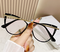 Gafas fotocromáticas de ojo de gato con montura óptica antiluz azul TR90, Material de acetato, gafas de ojo de gato para mujer al por mayor