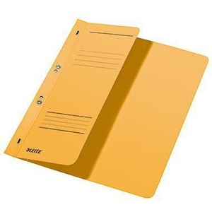 Yellow Recycled Manila Cardboard File <b>Folder</b> for DIN <b>A4</b> 250g/m LEITZ - Product Image 1
