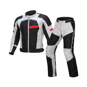 Las mejores chaquetas de motocicleta de poliéster ligeras de verano para hombres, ropa impermeable e ignífuga para carreras de automóviles - Product Image 3