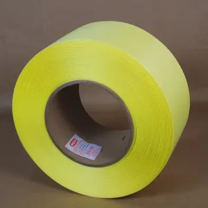 Dubai Factory Customized Printed White Yellow 12mm 15mm Hand Grade Polypropylene Strip Plastic Packing PP Strap wholesale price