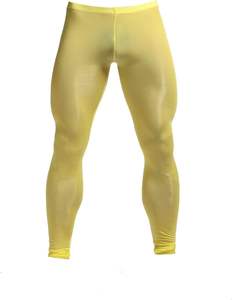 Pantalons de compression pour hommes fabriqués par le fabricant, en élasthanne/polyester, pour la course à pied et les entraînements, respirants, légers, pantalons pour hommes - Product Image 6