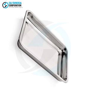 Bandeja universal manual de acero inoxidable, instrumento hueco, diseño reutilizable duradero multiusos para procedimientos de cirugía general - Product Image 3