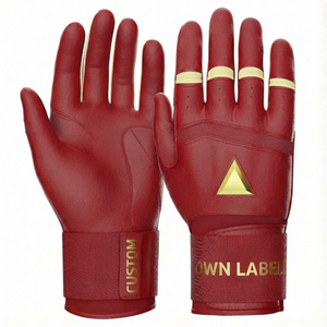 Gants de frappe personnalisés avec logo, prix de gros, adhérence optimale, pour baseball et softball, design personnalisé, sangle de poignet - Product Image 6