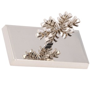 Árbol de calcetín de Navidad de Metal negro elegante moderno para chimenea Mantel Holiday Soporte de exhibición decorativo - Product Image 6