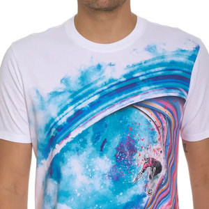 เสื้อยืดคุณภาพสูงฤดูร้อนแขนสั้นลูกเรือคอผู้ชายเสื้อยืดระเหิด - Product Image 5