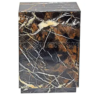 Cheap Marble and Onyx Natural Stone Assorted Medium Tower Hand Crafted Cremation Urns For Holding Human & Pet Ashes