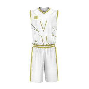 Uniformes de Baloncesto Personalizables OEM, Pantalones Cortos Blancos Sublimados, Ropa de Equipo, Tallas Grandes, Venta Caliente, Logotipo Personalizado - Product Image 5