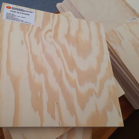 Hot Sale Eco-Friendly 4ftx8ft Model 9-12-15-18mm E0 Pine Plywood Waterproof for Bedroom Living Room Villa Furniture