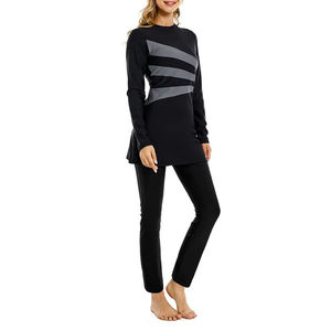 Nouveaux maillots de bain modestes pour femmes musulmanes, confortables, à manches longues, avec hijab et burqa, couvrant entièrement le corps, style sportif islamique - Product Image 4