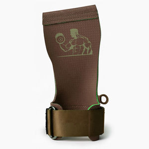 Guantes de Gimnasia Profesionales de Cuero, Correas de Palma para Levantamiento de Pesas, Ligeras, Duraderas, con Costuras Reforzadas para Mayor Fuerza - Product Image 6